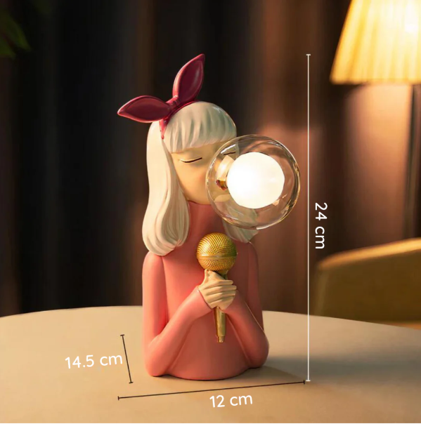 Whimsical Bubble Gum Light Sculpture