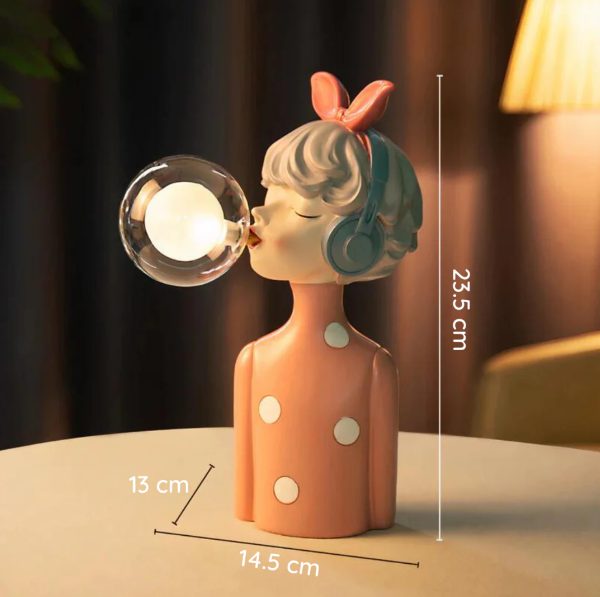 Whimsical Bubble Gum Light Sculpture
