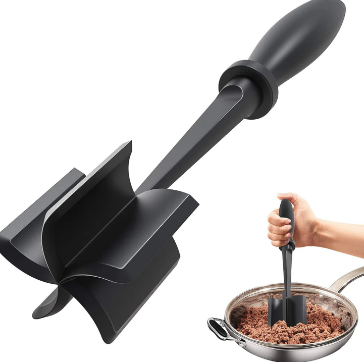 Heat-Resistant Ground Meat Masher