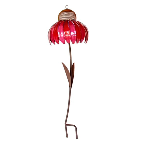 Blooming Flower Bird Feeder Station
