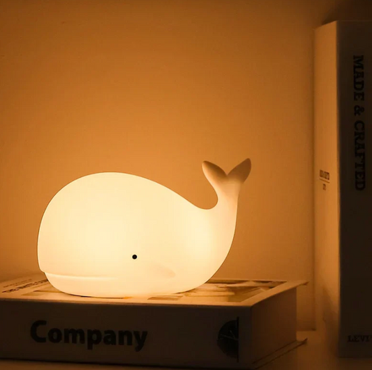 Enchanting Color-Changing Whale Lamp