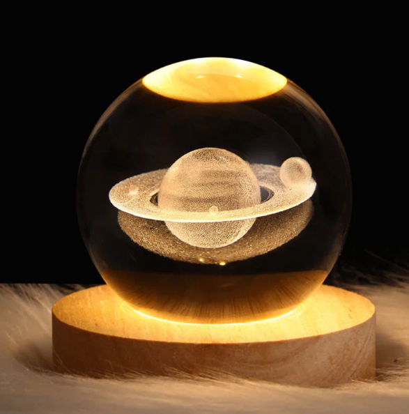 Elegant 3D Crystal Ambient Light