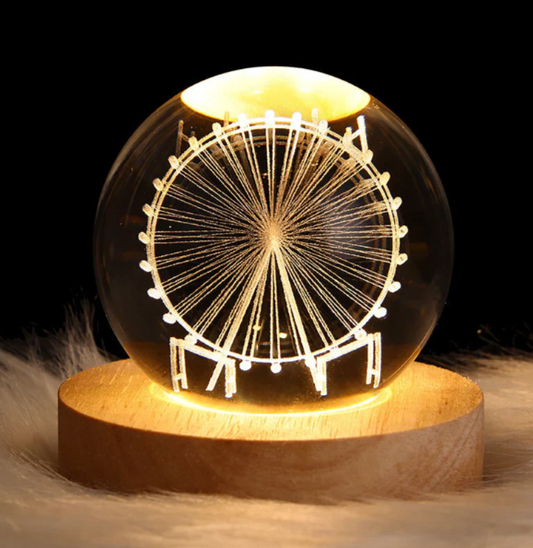 Elegant 3D Crystal Ambient Light
