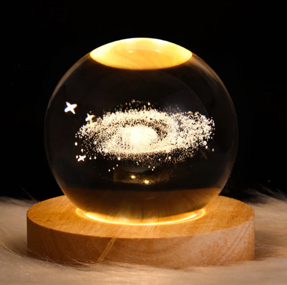 Elegant 3D Crystal Ambient Light