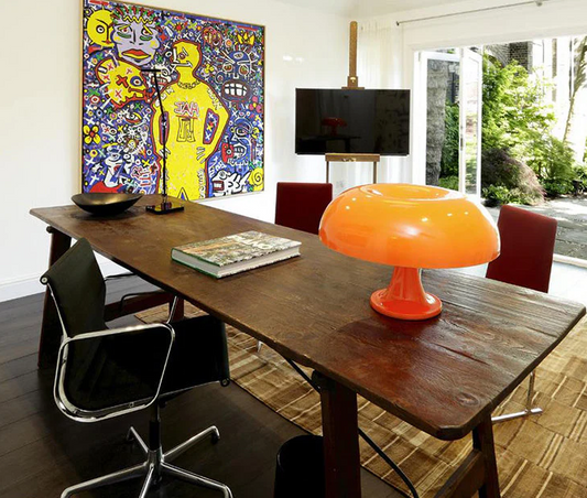 Contemporary LED Mushroom Table Lamp – Stylish Accent For Bedroom & Living Room