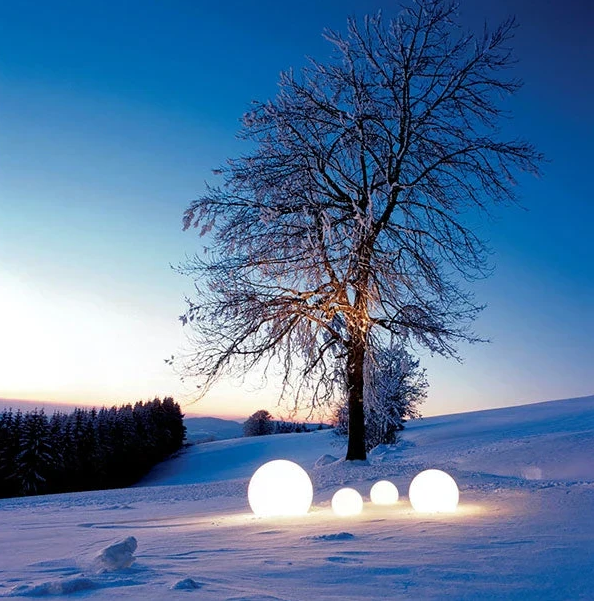 Luminous Sphere Outdoor Lamp