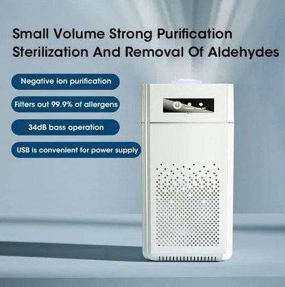 Portable HEPA Air Purifier With High-Efficiency Filtration