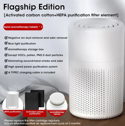 Portable HEPA Air Purifier With High-Efficiency Filtration
