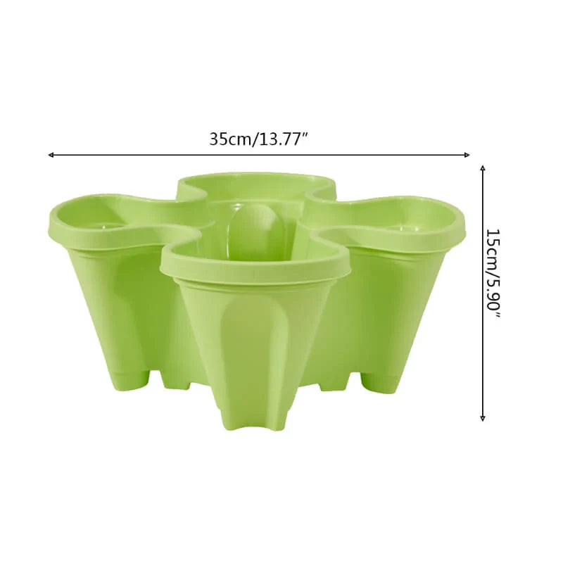 Stackable Plant Pots with Castors – Vertical Garden System