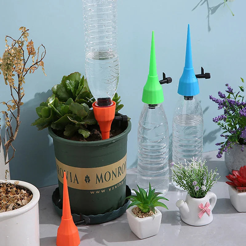 Automatic Plant Watering Spike - Drip Irrigation System for Bottles and Garden Plants