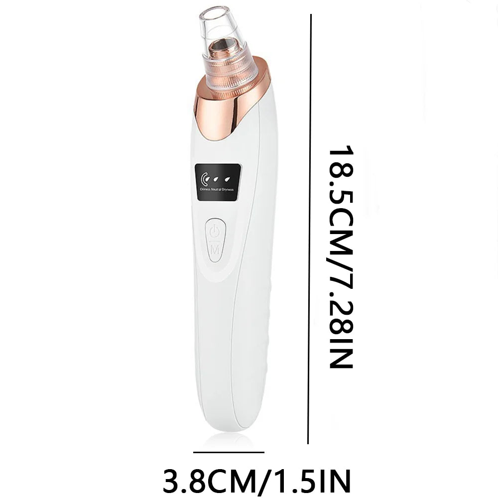 Rechargeable Blackhead Remover & Facial Cleansing Device