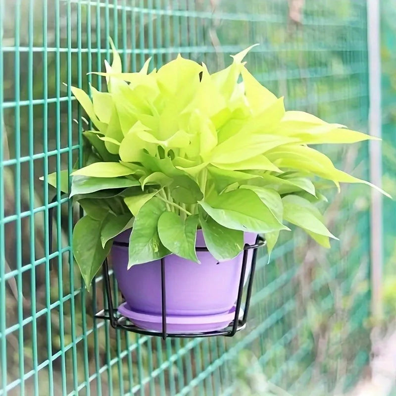 Durable Planter Stand – Metal Frame Holder for Balconies and Patios