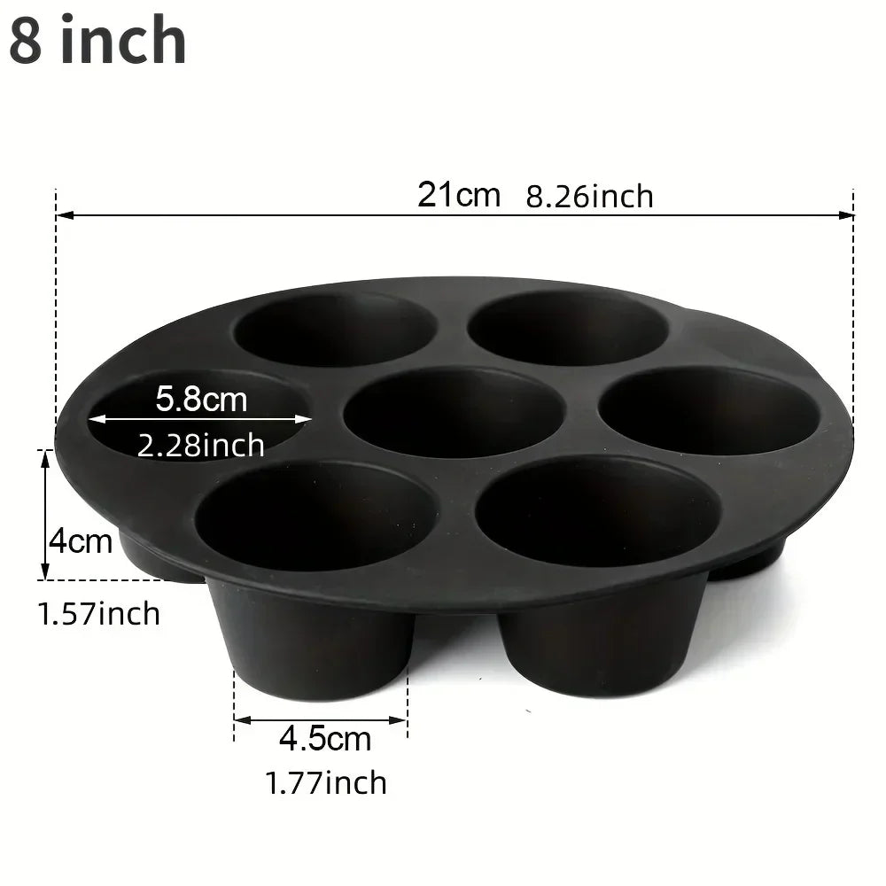 Silicone Muffin Tin for Air Fryer – Non-Stick and Flexible