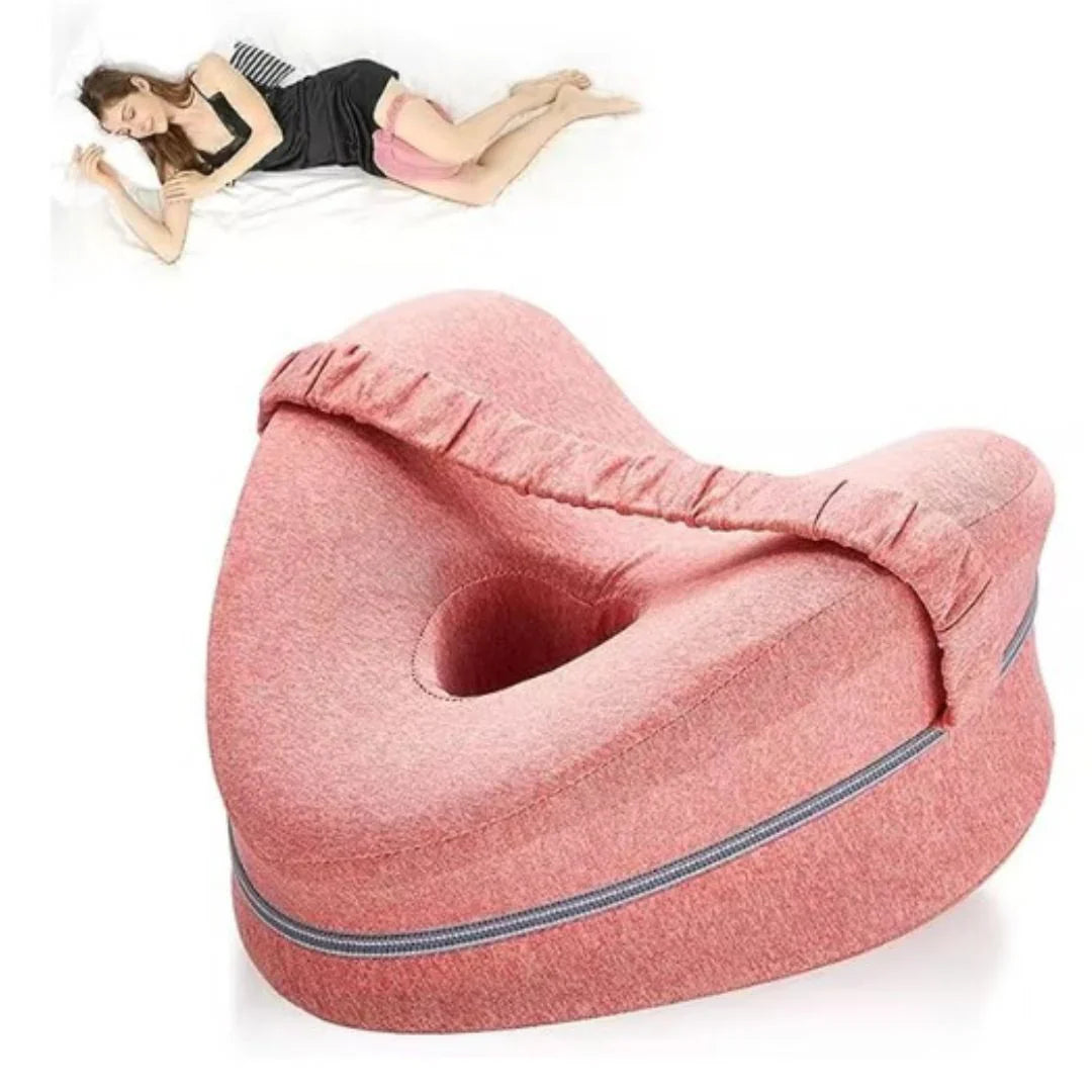 Ergonomic Knee Cushion for Side Sleepers – Orthopaedic Leg Support Pillow with Memory Foam for Comfortable Sleep