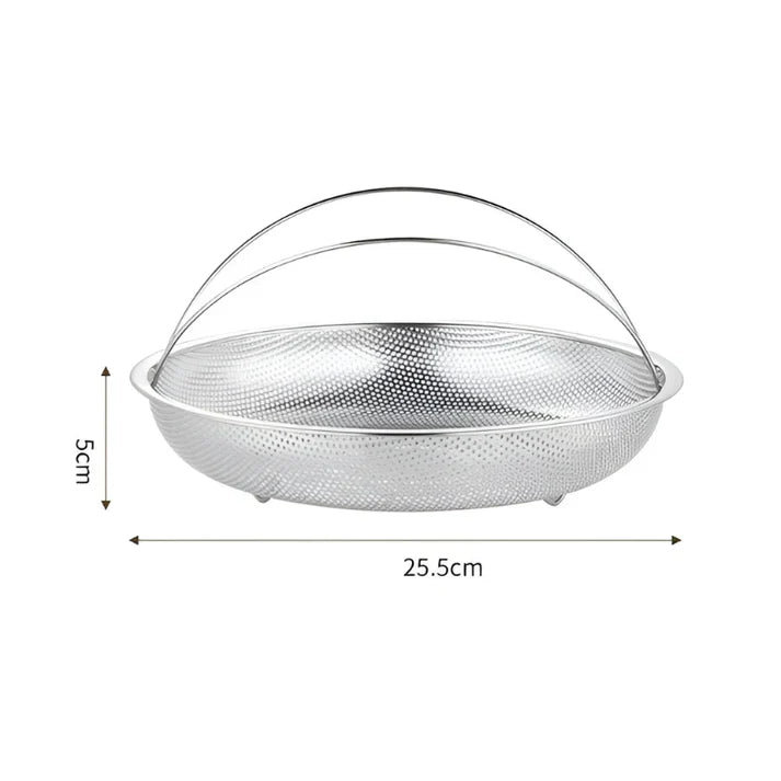 Foldable Stainless Steel Steamer Basket Colander
