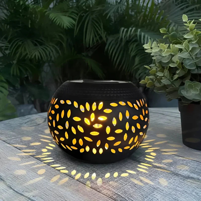 Solar Dotted Garden Lamp - Decorative Outdoor Lighting For Patios And Garden Spaces