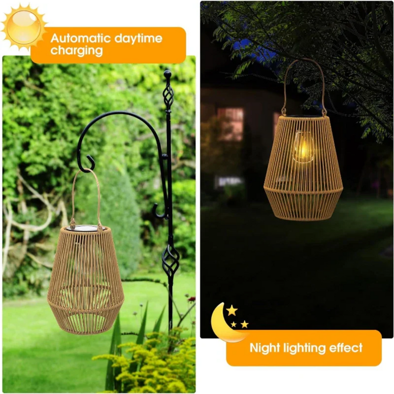 Handcrafted Weatherproof Solar Garden Lamp