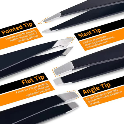 Ultimate 6-Piece Precision Tweezers Set