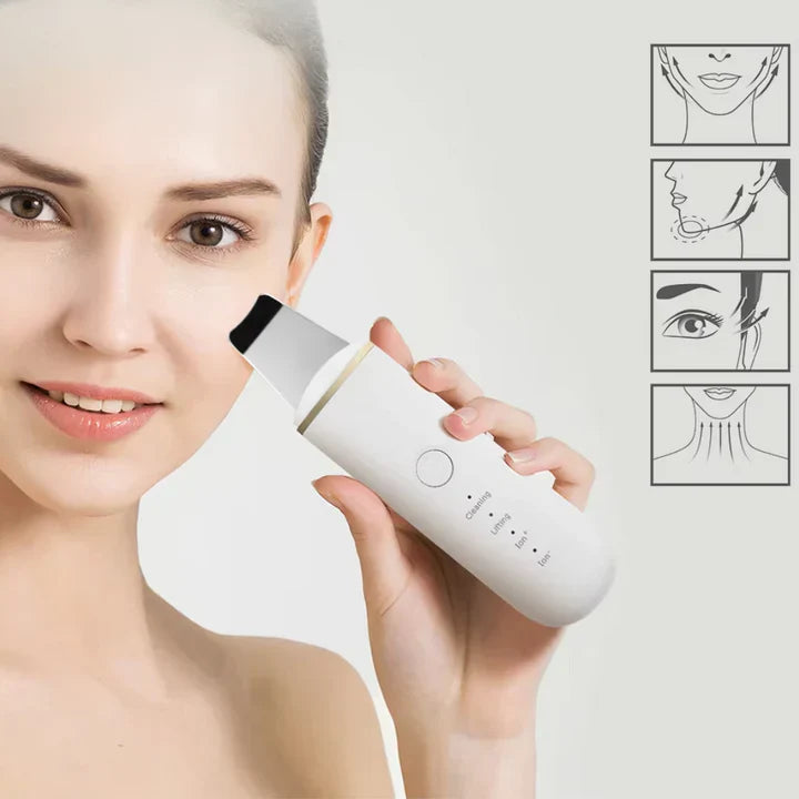Ultrasonic Facial Skin Scrubber
