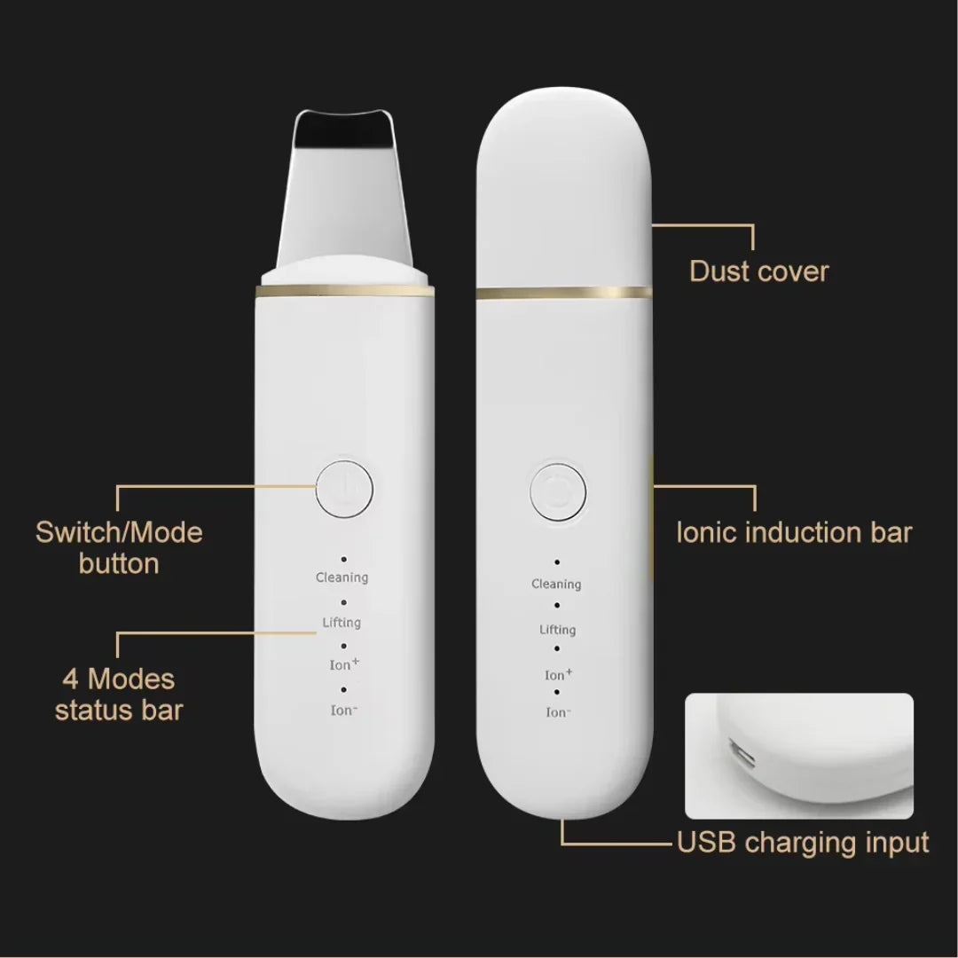 Ultrasonic Facial Skin Scrubber
