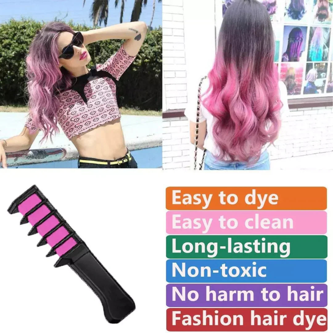 Temporary Hair Chalk Stick | Vibrant & Washable Hair Colors