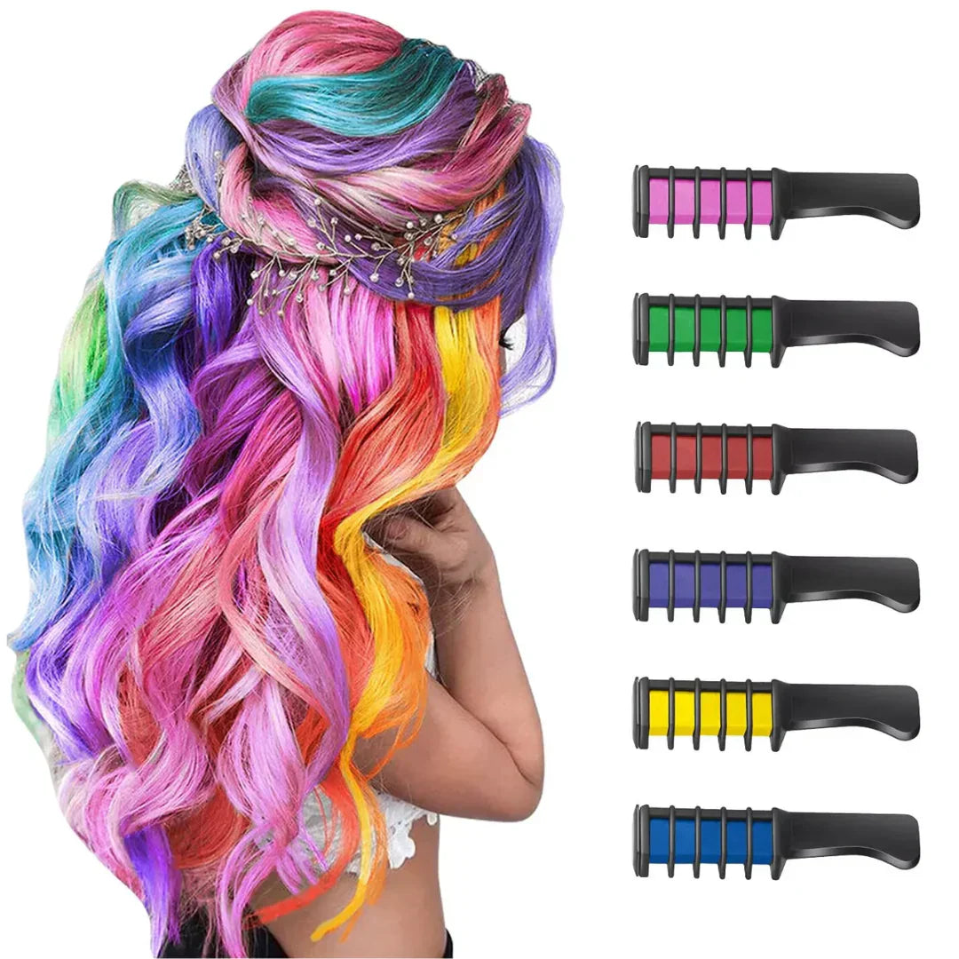 Temporary Hair Chalk Stick | Vibrant & Washable Hair Colors