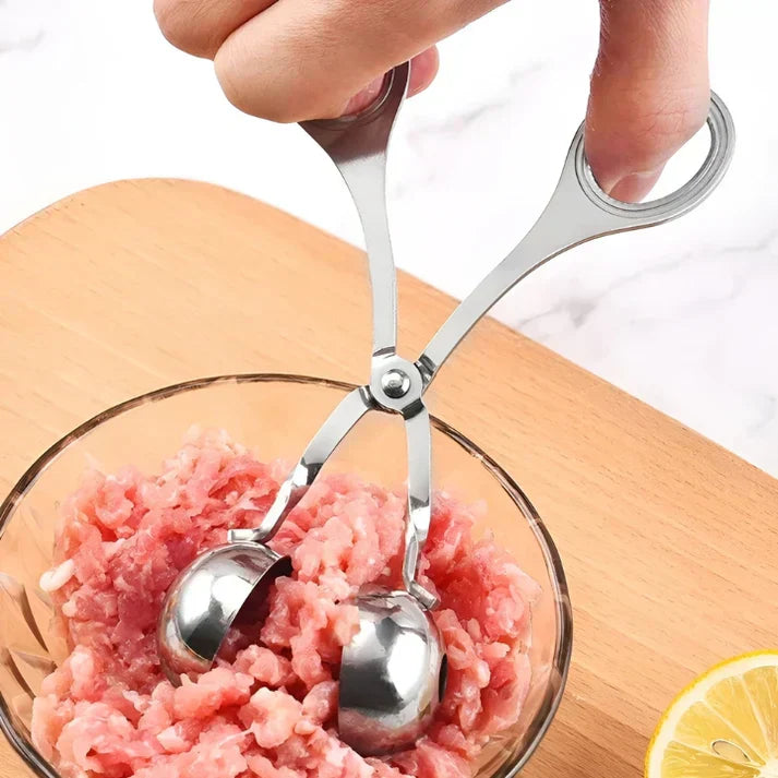 Stainless Steel Meatball Tongs – Perfect Meatball Shaper