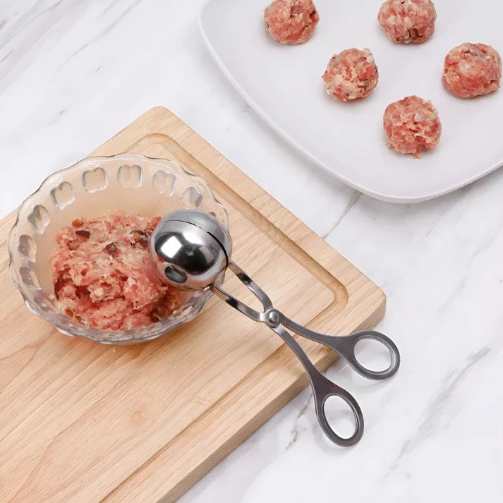Stainless Steel Meatball Tongs – Perfect Meatball Shaper