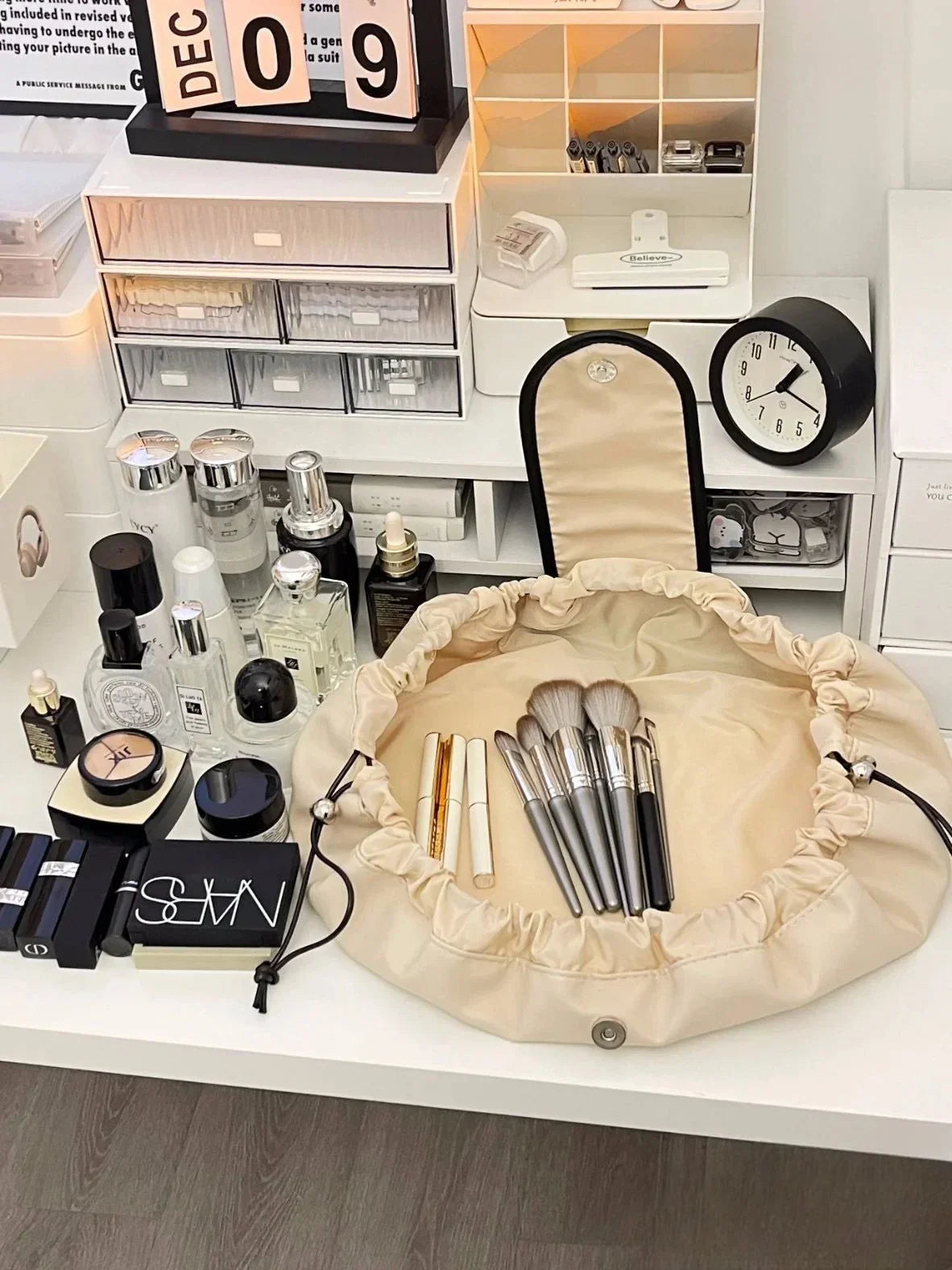 Spacious Waterproof Travel Cosmetic Bag