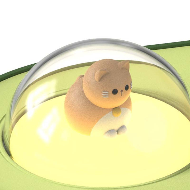 Avocado-Shaped Humidifier with LED Night Light – Aromatherapy and Air Purifier