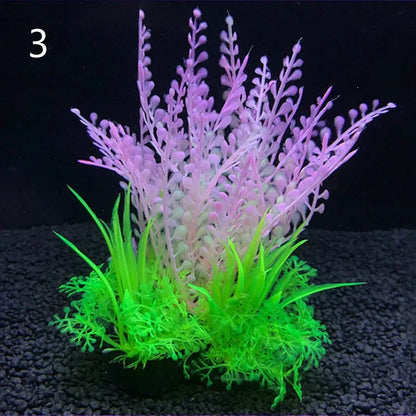Realistic Artificial Aquarium Plants - Vibrant Decorative Plants for Fish Tanks