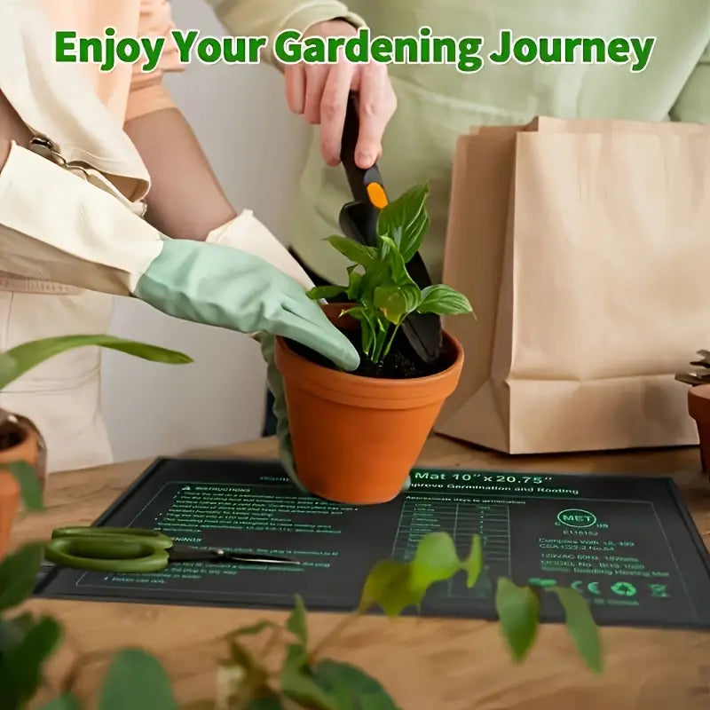 Plant Seedling Heat Mat - Temperature Regulator for Faster Germination and Growth