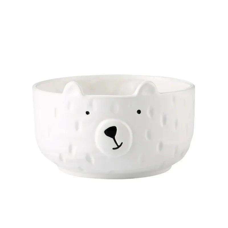Polar Bear Bowl and Mug Set – Cute Ceramic Tableware