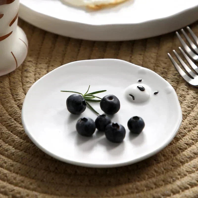 Polar Bear Bowl and Mug Set – Cute Ceramic Tableware