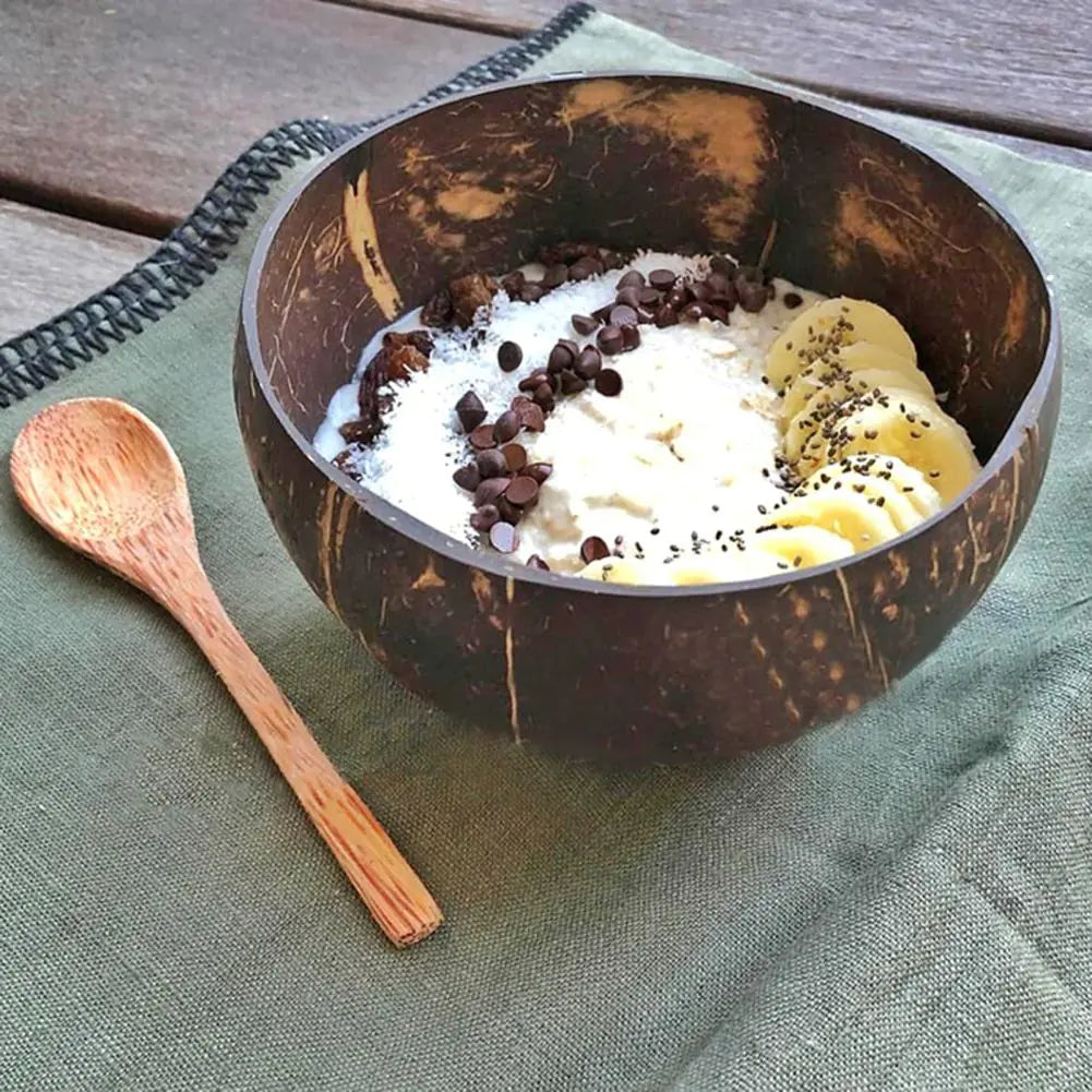 Eco Coconut Bowl Set – Natural Sustainable Serving Bowls