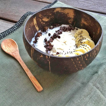 Eco Coconut Bowl Set – Natural Sustainable Serving Bowls
