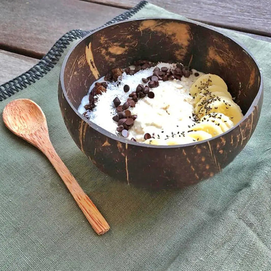 Eco Coconut Bowl Set – Natural Sustainable Serving Bowls