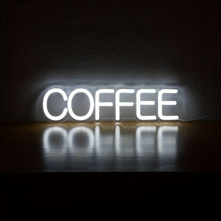 Coffee Neon LED Sign – Modern Light Decor for Wall or Cafe