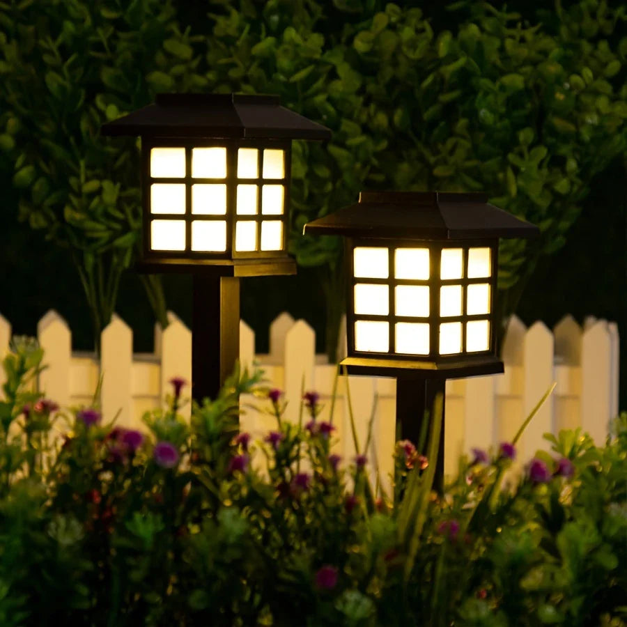 LED Solar Lantern Path Lights – Waterproof Outdoor Garden Lighting for Walkways