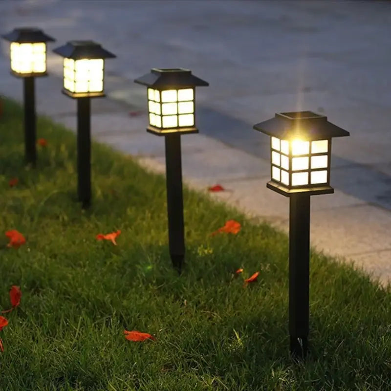 LED Solar Lantern Path Lights – Waterproof Outdoor Garden Lighting for Walkways