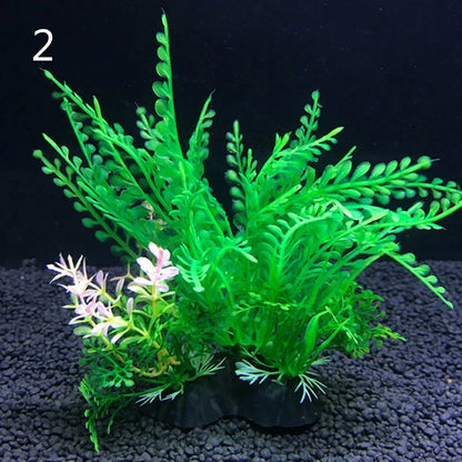 Realistic Artificial Aquarium Plants - Vibrant Decorative Plants for Fish Tanks