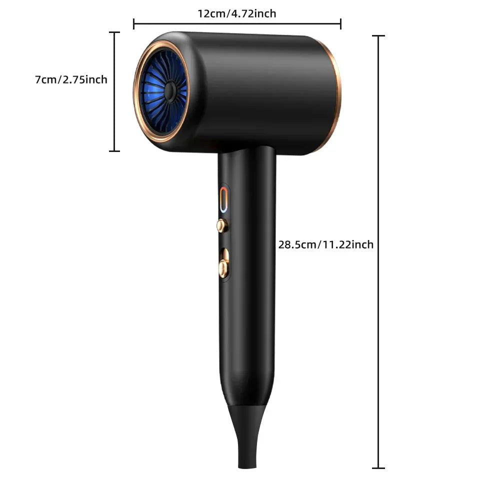 Professional 2400W Ionic Hair Dryer With Hot & Cold Air Function