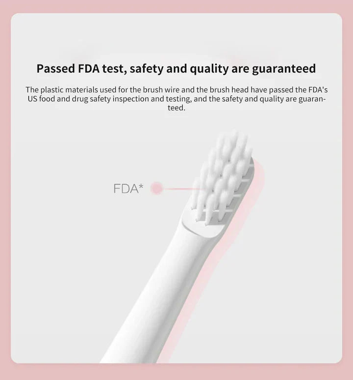 Rechargeable Waterproof Sonic Toothbrush With USB Charging