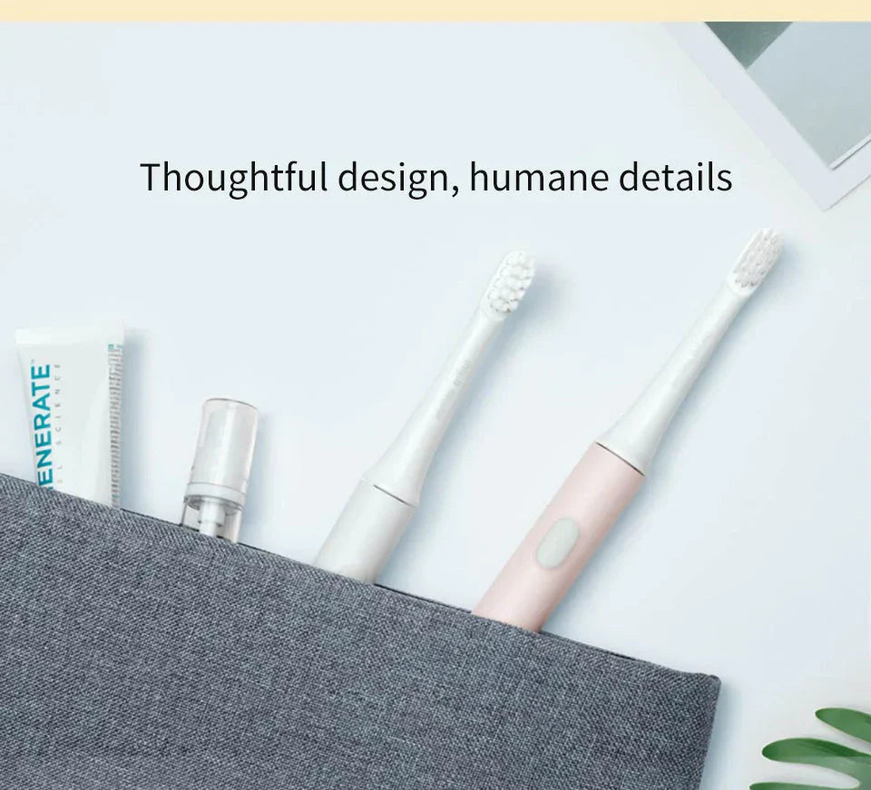 Rechargeable Waterproof Sonic Toothbrush With USB Charging