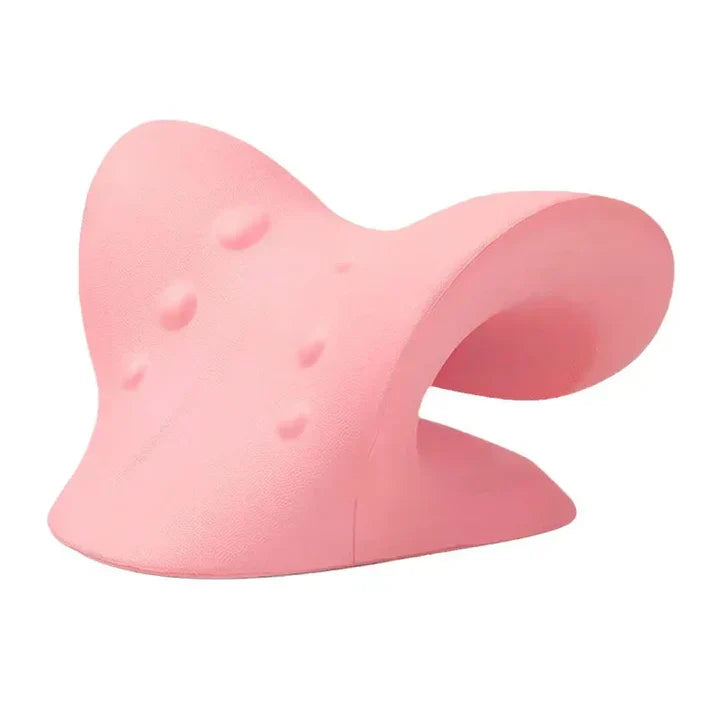 Neck and Shoulder Relief Stretcher – Cervical Traction Pillow for Spinal Alignment and Massage