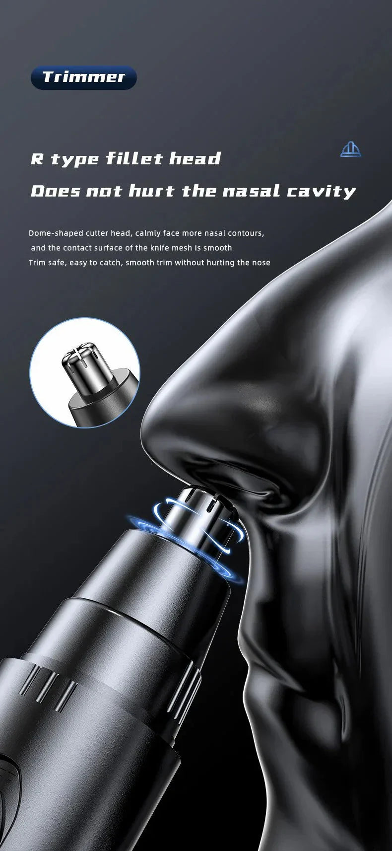 Electric Nose & Ear Hair Trimmer