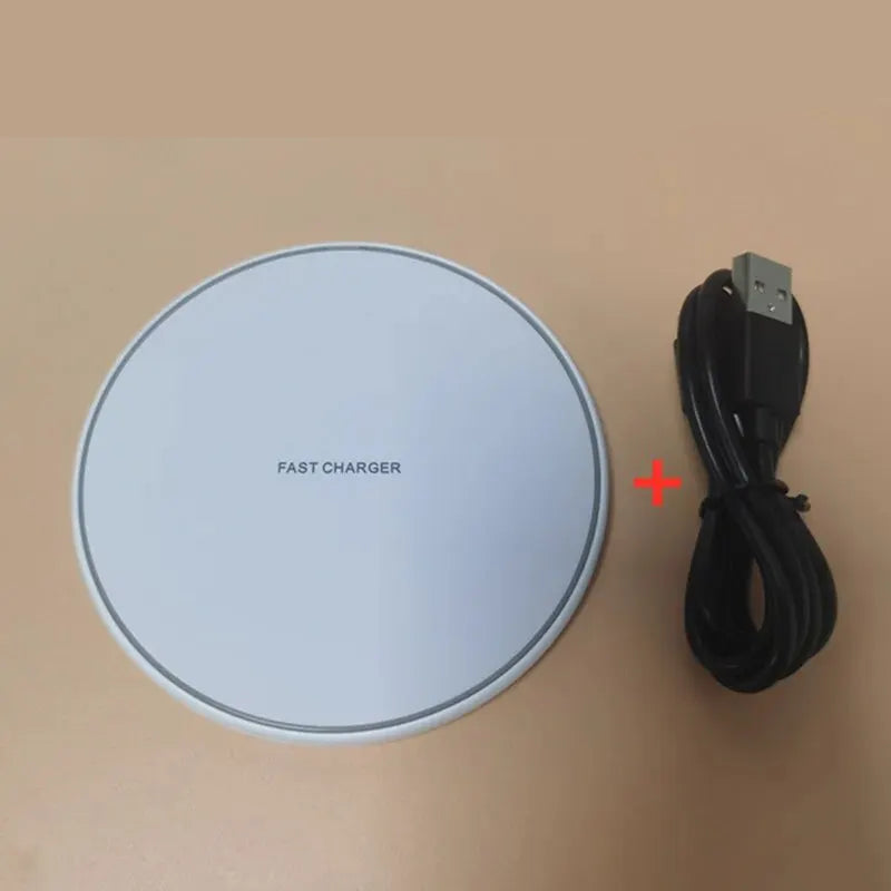 30W Wireless Fast Charging Pad – Qi Induction Charger for iPhone & Android