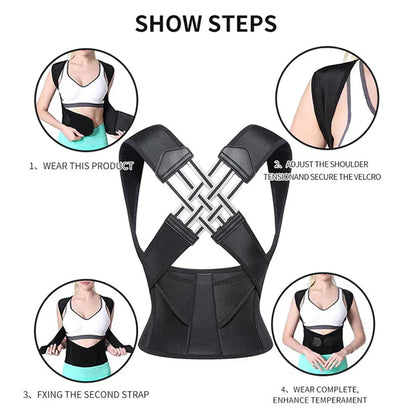 Adjustable Posture Support Brace For Women And Kids
