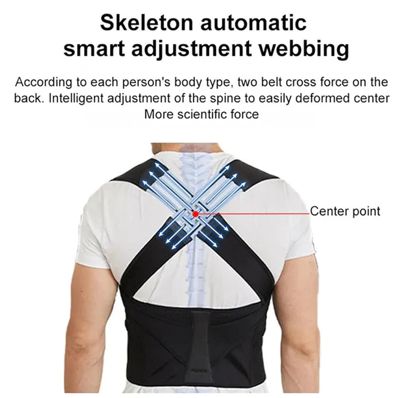 Adjustable Posture Support Brace For Women And Kids