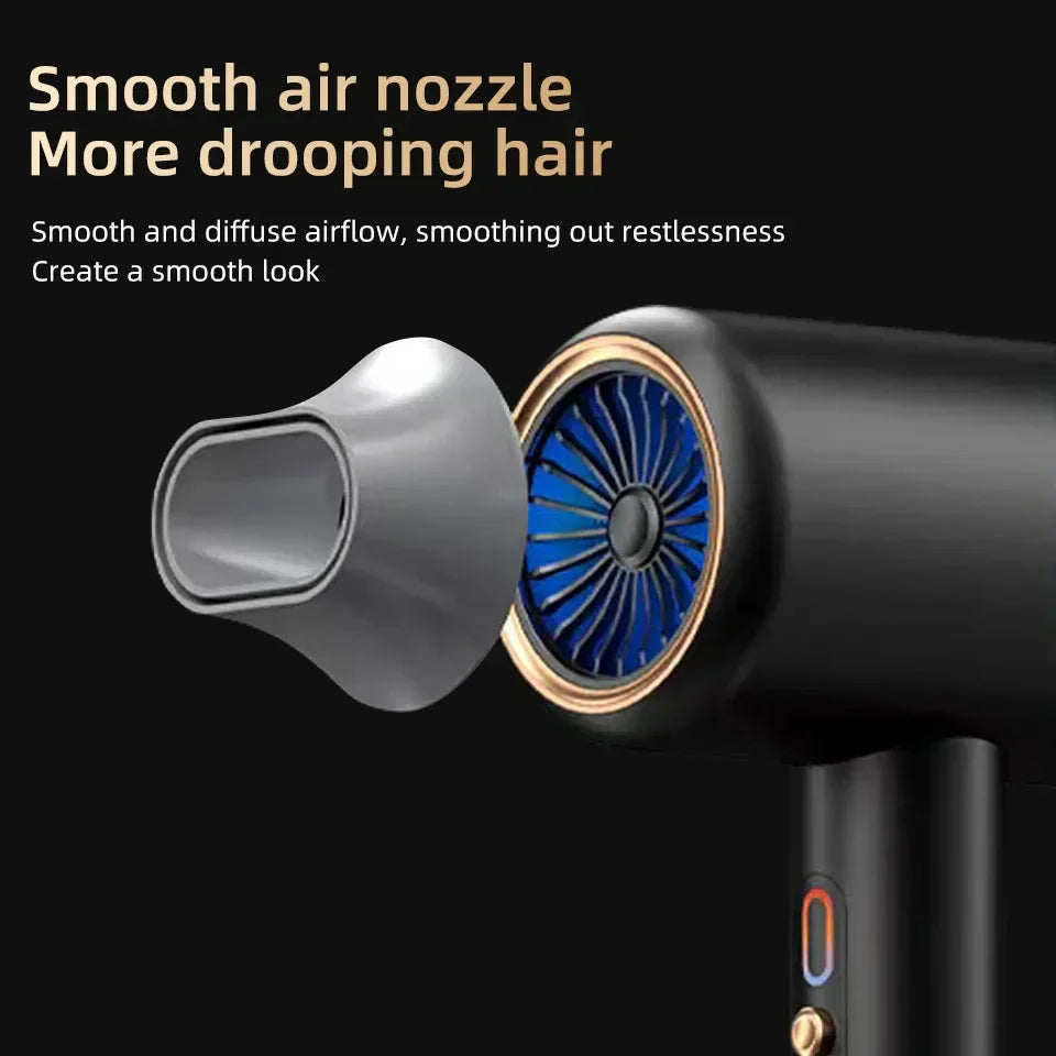 Professional 2400W Ionic Hair Dryer With Hot & Cold Air Function